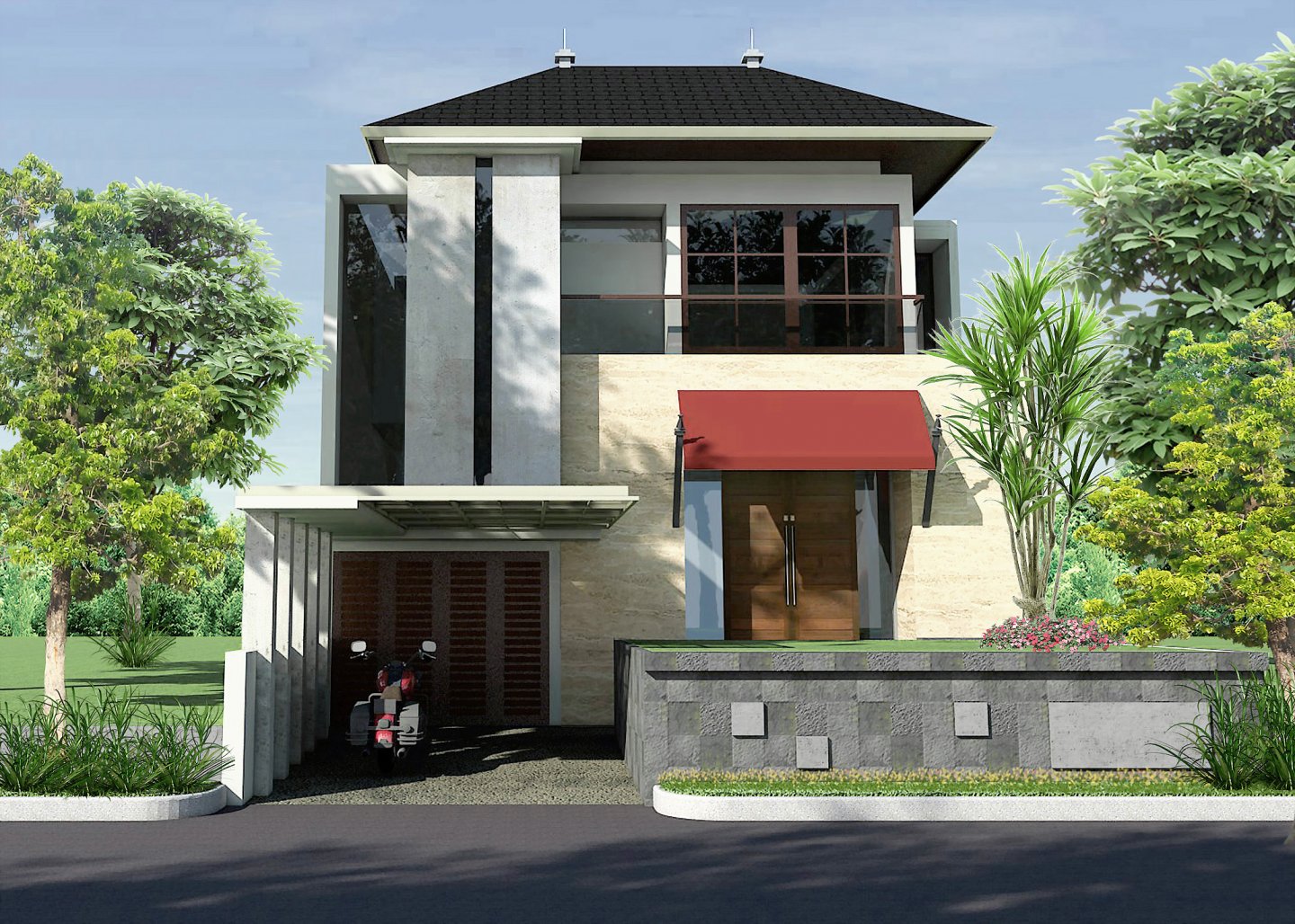  Desain  Rumah  Pondok Indah  Arsitektur Doffindo Internusa