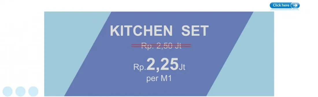 SPECIAL PRICE ... Kitchen Set Murah 