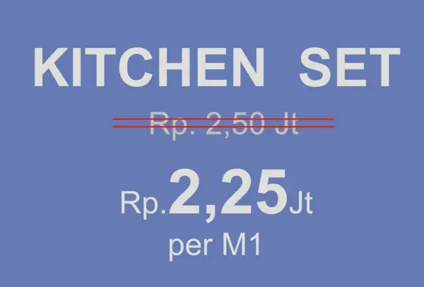 Kitchen Set Murah