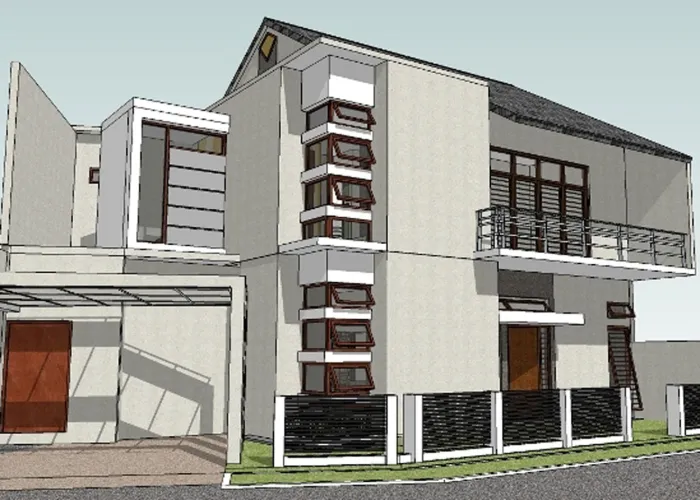 Arsitektur Rumah Bintaro _ Yulia 2 maleo_b