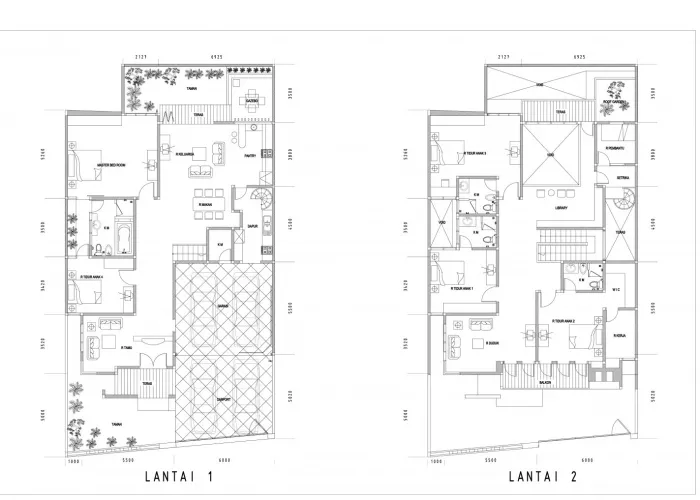 Arsitektur Rumah Pondok Indah _ Pansari 5 villa_35_p001